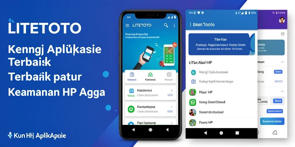 Antarmuka aplikasi LITETOTO menampilkan fitur kunci aplikasi yang sederhana dan efektif.