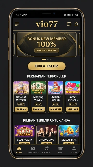 Tampilan link alternatif vio77
